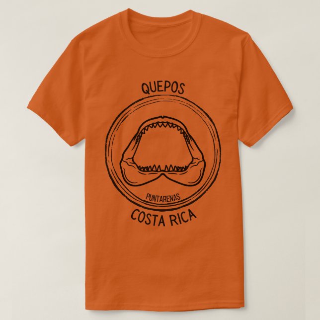 Camiseta Quepos Tiburón de Costa Rica (Diseño del anverso)