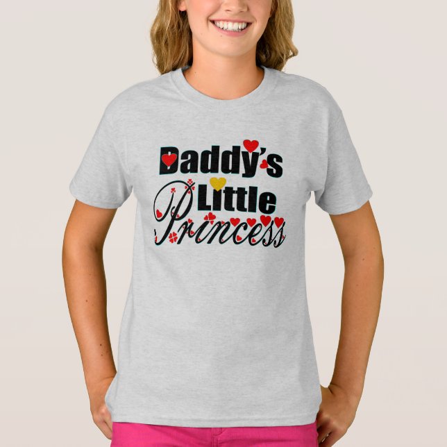 Camiseta Queremos a la pequeña princesa de ✔ papi comfy (Anverso)