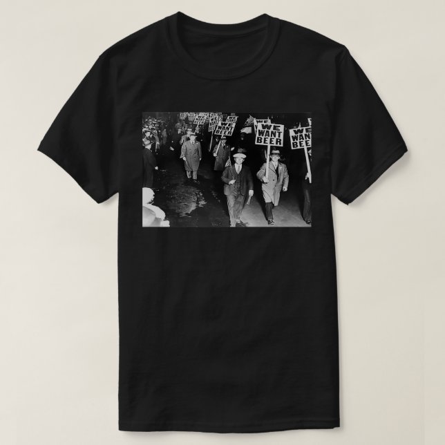 Camiseta Queremos Beer Vintage (Diseño del anverso)