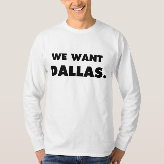 Camiseta Queremos Dallas (Anverso)