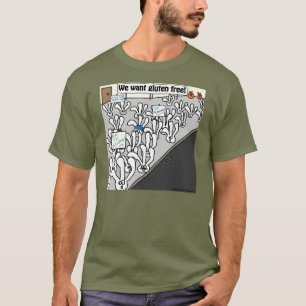 Camiseta ¡Queremos el gluten libre!