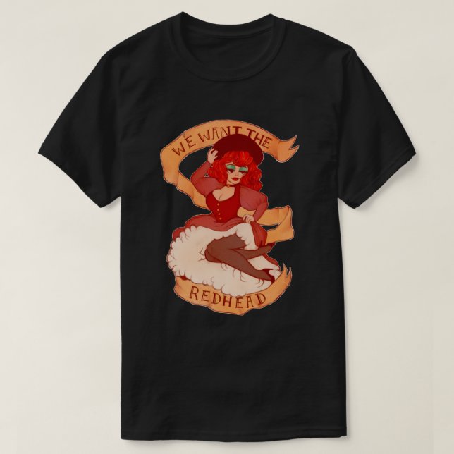 Camiseta Queremos El Redhead (Diseño del anverso)