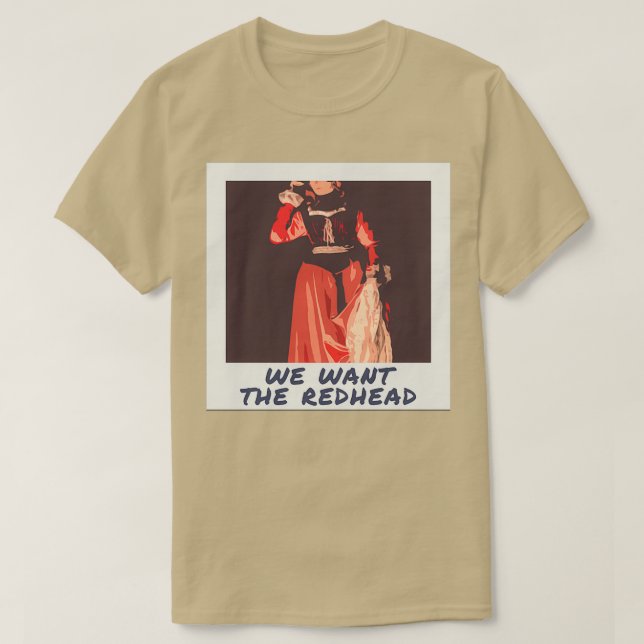 Camiseta Queremos la limpieza de la cabeza roja (Diseño del anverso)