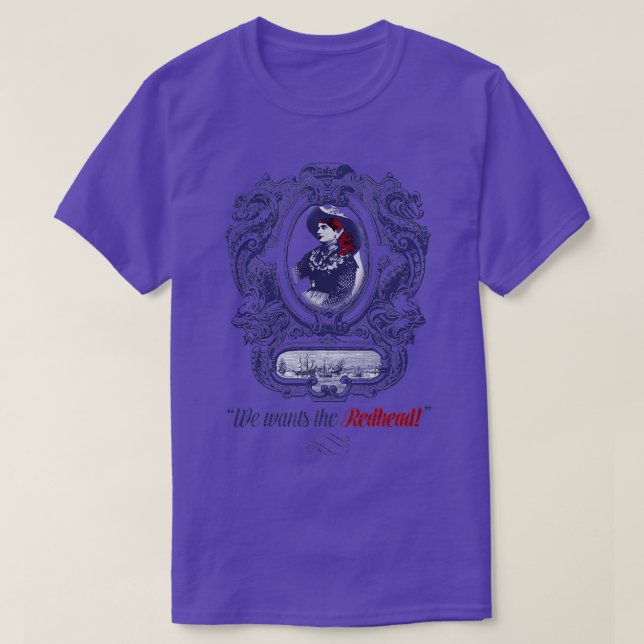 Camiseta Queremos la pelirroja 13 (Diseño del anverso)
