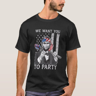 Camiseta Queremos Que El Fiesta Abraham Lincoln 4 De Julio