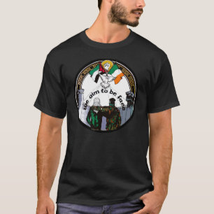Camiseta Queremos ser la solidaridad palestina irlandesa li