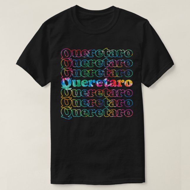 Camiseta Queretaro Tie Dye  (Diseño del anverso)