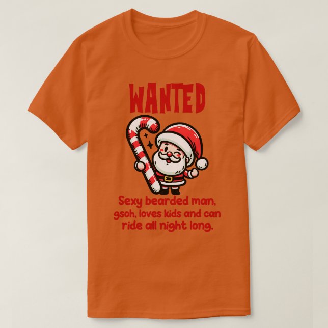 Camiseta Quería santa sexy (Diseño del anverso)