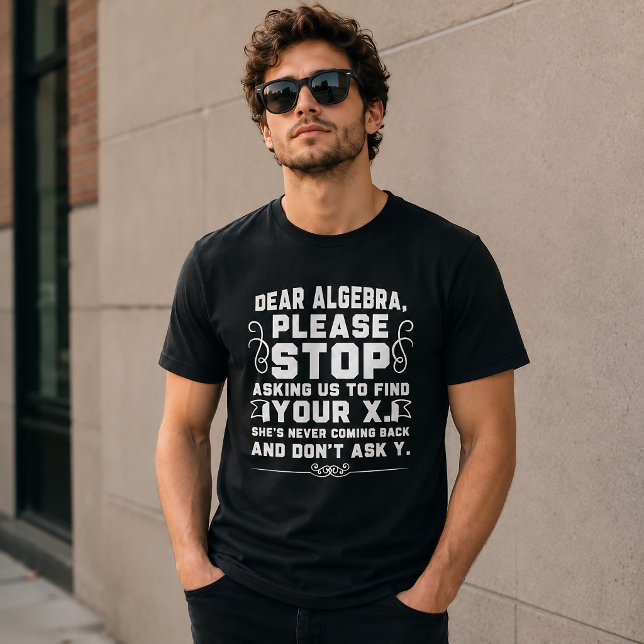 Camiseta Querida Álgebra Humor Divertido de Matemáticas (Subido por el creador)