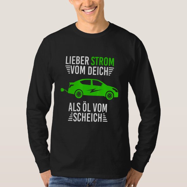 Camiseta Querida Electricidad De Deich Como Petróleo De She (Anverso)