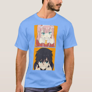 Camiseta querida en la franja Cero Dos y Hiro