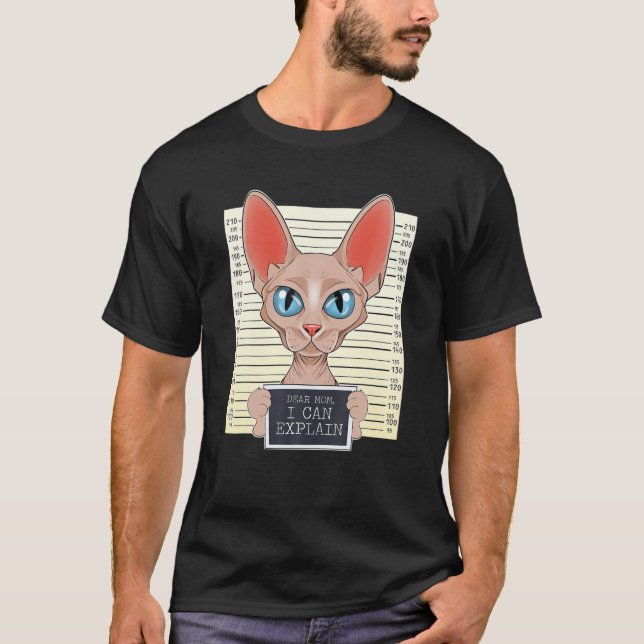Camiseta Querida Mamá Puedo Explicar Que Sfinx Cat Mom I Sp (Anverso)