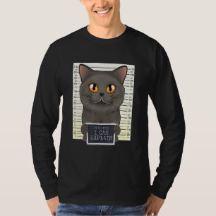 Camiseta Querida mamá, puedo explicarme a mi mamá, gata de
