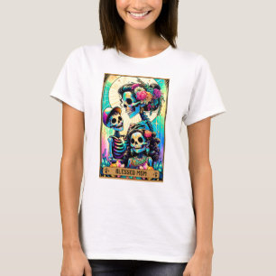 Camiseta Querida mamá, Skeleton Tarot Card