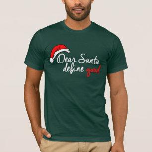 CAMISETA QUERIDA SANTA, DEFINE BIEN