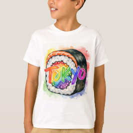 Camiseta Querida Tokio, un rollo fresco, por Natasha Us