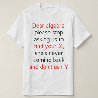 Camiseta Querido álgebra