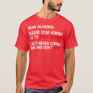 Camiseta Querido álgebra