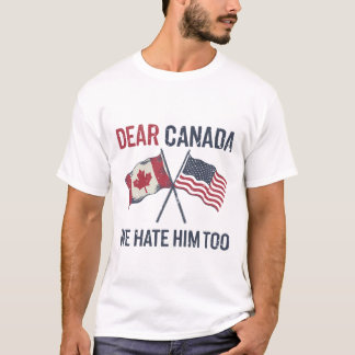 Camiseta Querido Canadá, lo odiamos por ser político muy di