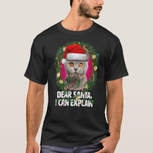 Camiseta Querido gato de Santa Británica Shorthair - travie