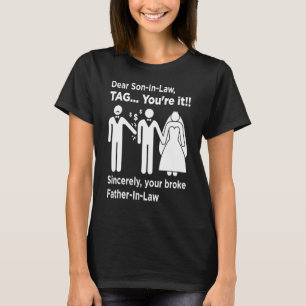Camiseta Querido Hijo De Derecho Padre De La Novia Papá Bod