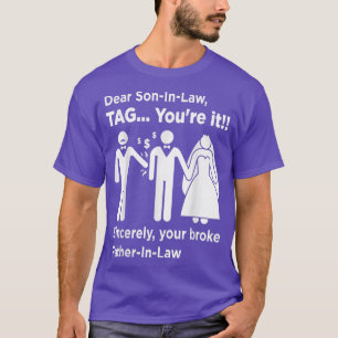 Camiseta Querido Hijo De Derecho Padre De La Novia Papá Bod