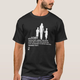 Camiseta Querido hijo, tu madre puede odiarte ahora papá hi