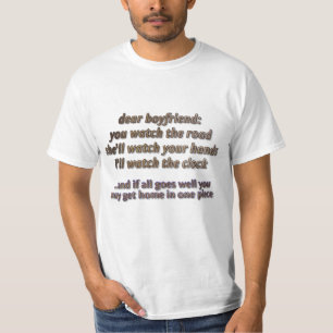 Camiseta Querido novio: Cuidado