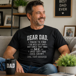Camiseta Querido Papá Hija Divertida