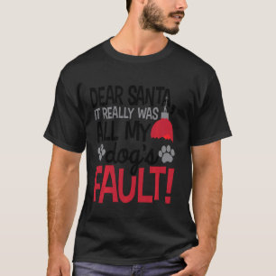 Camiseta Querido Papá Noel, de verdad eran todos mis perros