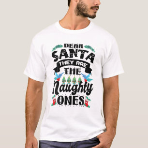 Camiseta Querido Papá Noel - Ellos Son Los Tíos - Gracioso 