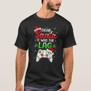 Camiseta Querido Papá Noel Era El Juego De Videojuegos Lag
