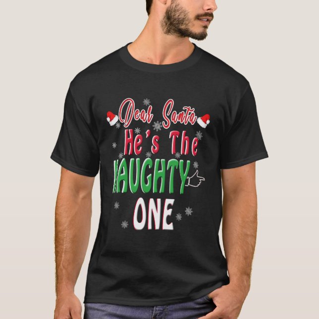Camiseta Querido Papá Noel Es El Raro Que Coincide Con El R (Anverso)