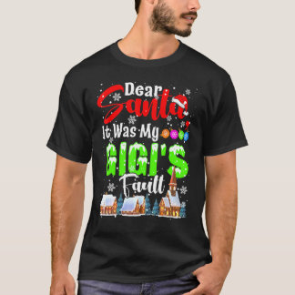 Camiseta Querido Papá Noel, fue culpa de mi gigante.