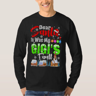 Camiseta Querido Papá Noel, fue culpa de mi gigante.