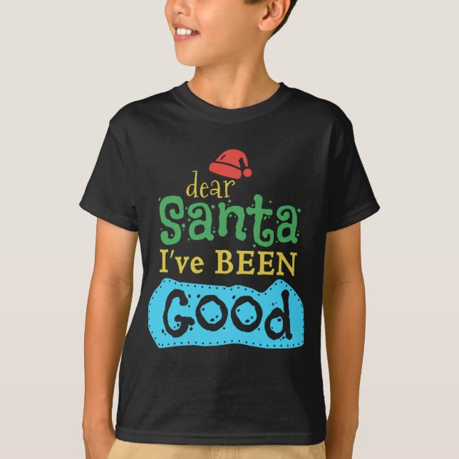 Camiseta Querido Papá Noel, he estado bien (Anverso)