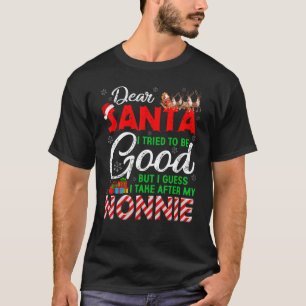 Camiseta Querido Papá Noel Intenté Ser Bueno, Pero Me Encar