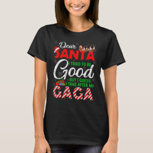 Camiseta Querido Papá Noel Intenté Ser Bueno, Pero Me Encar