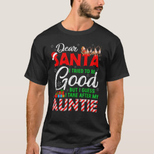 Camiseta Querido Papá Noel Intenté Ser Bueno, Pero Me Encar