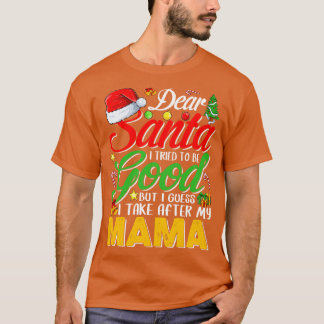 Camiseta Querido Papá Noel Intenté Ser Bueno, Pero Me Encar