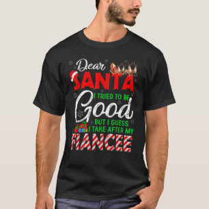 Camiseta Querido Papá Noel Intenté Ser Bueno, Pero Me Encar