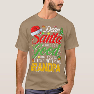 Camiseta Querido Papá Noel Intenté Ser Bueno, Pero Me Encar