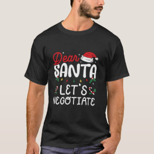 Camiseta Querido Papá Noel Negociemos la Matanza de la Fami