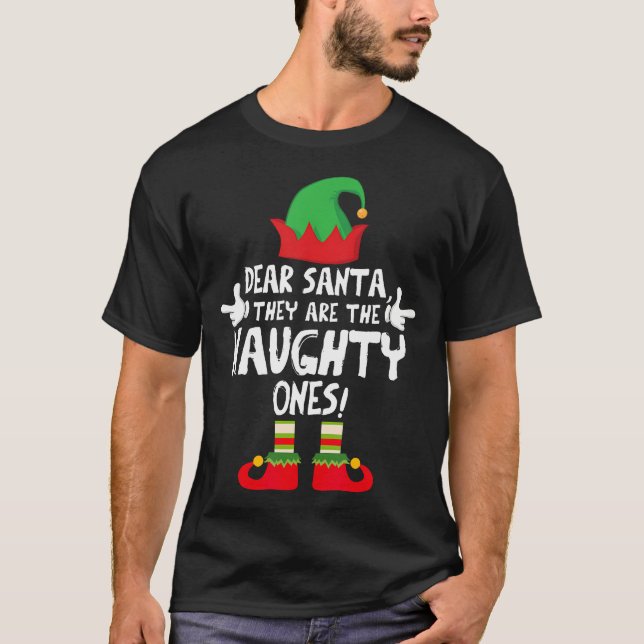 Camiseta Querido Papá Noel, Son Los Hijos De La Familia (Anverso)