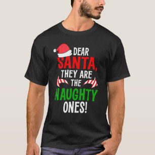 Camiseta Querido Papá Noel Son Los Hijos De La Familia Paja