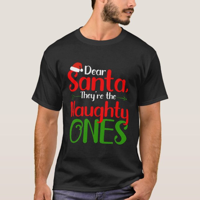 Camiseta Querido Papá Noel, Son Los Malvados (Anverso)