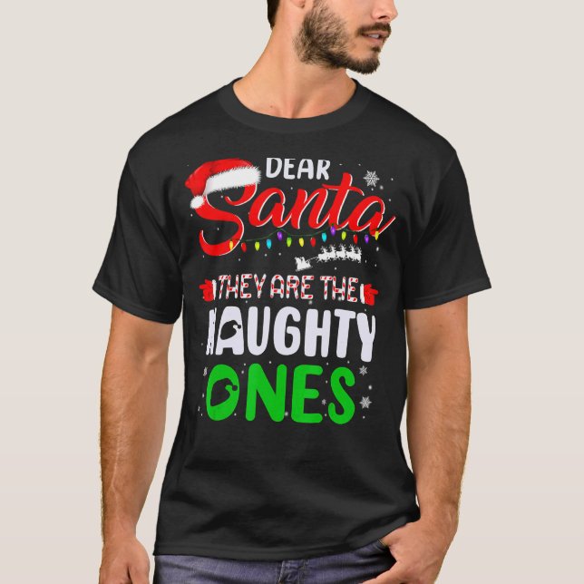 Camiseta Querido Papá Noel, son los Navidades traviesos (Anverso)