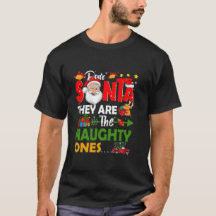 Camiseta Querido Papá Noel, son los traviesos, graciosa Nav