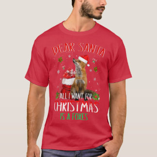 Camiseta Querido Papá Noel, Todo Lo Que Quiero De Los Navid