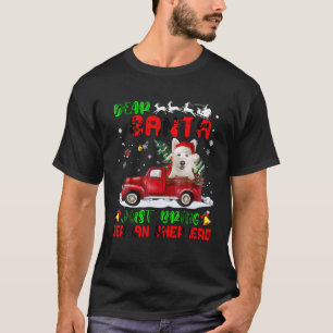 Camiseta Querido Papá Noel, trae al pastor alemán Santa Re